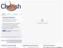 Tablet Screenshot of cherishkitchens.com